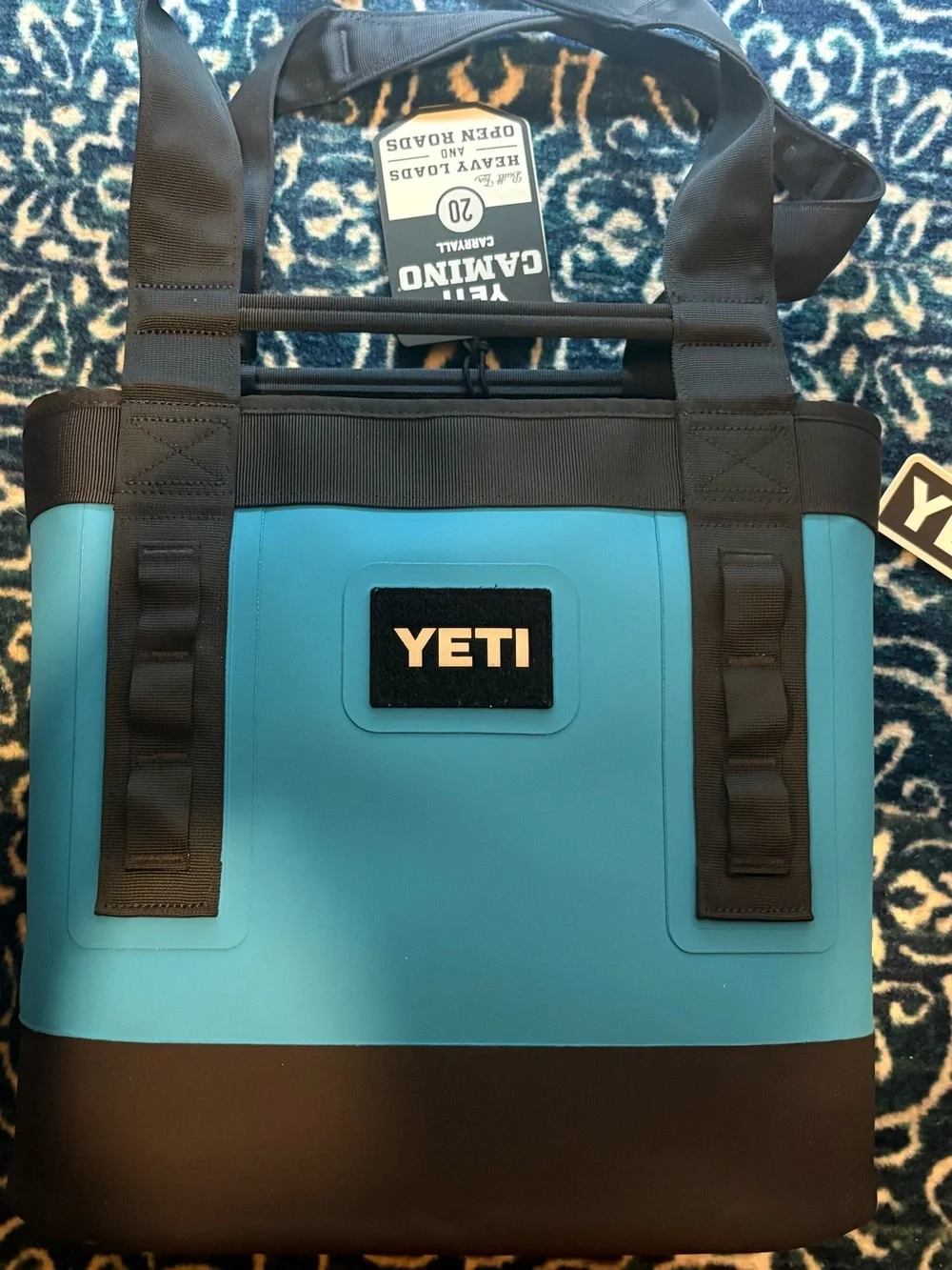 Yeti Camino Carryall 20 - Teal Blue and Black Gently used